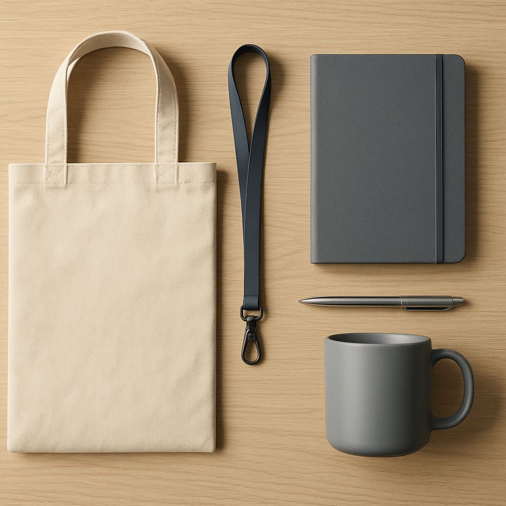 Corporate Gifts Flat Lay